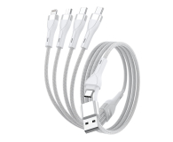 4smarts Kabel USB-C/USB-A 4w1 1.2m biały - 1512656 - zdjęcie 2